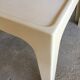 Square fiberglass dining table - space-age design 1960