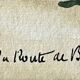 Watercolor painting 1909 "Pouilly-en-Auxois" (21) Signed Lépée + frame