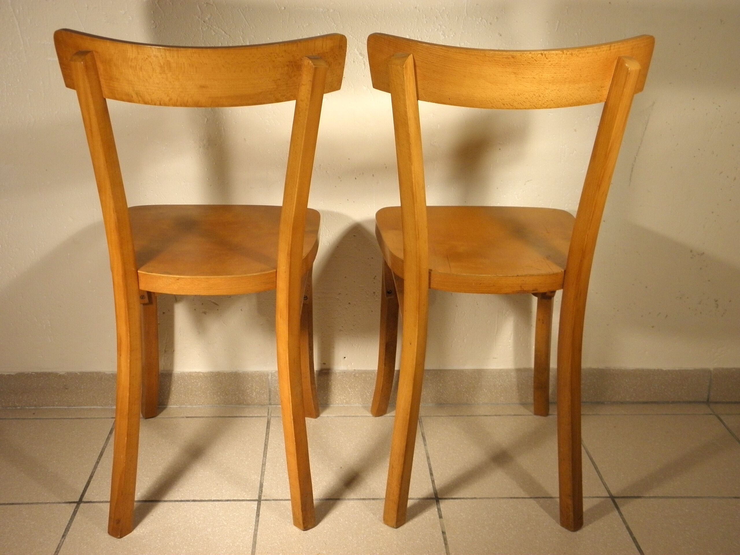 Pair of bistro chairs 1960
