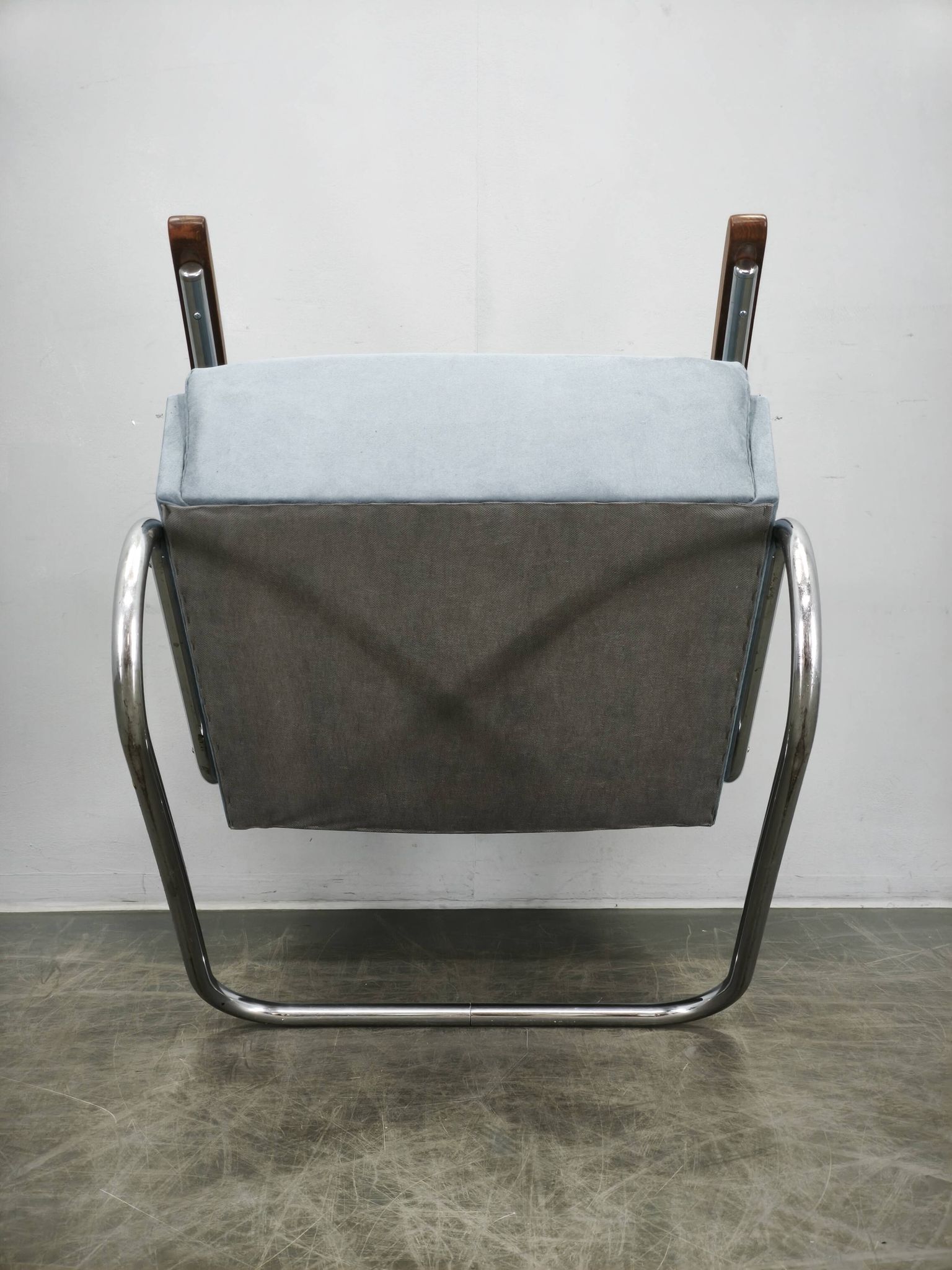 1930s Bauhaus Cantilever Armchair in Thonet S 411 Style, Attributed to Kovo