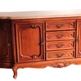 Regency style cherry wood sideboard