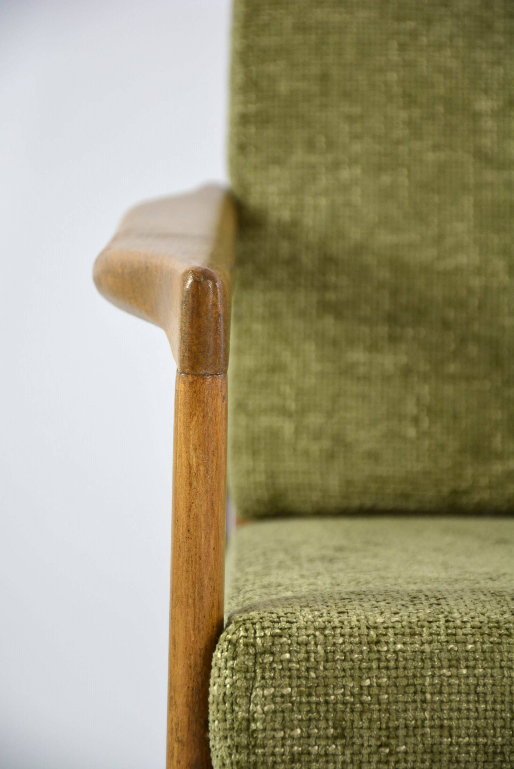 Olive heather BZ armchair