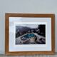 Original framed photograph of Aarons pool