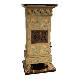 Art Nouveau ceramic stove