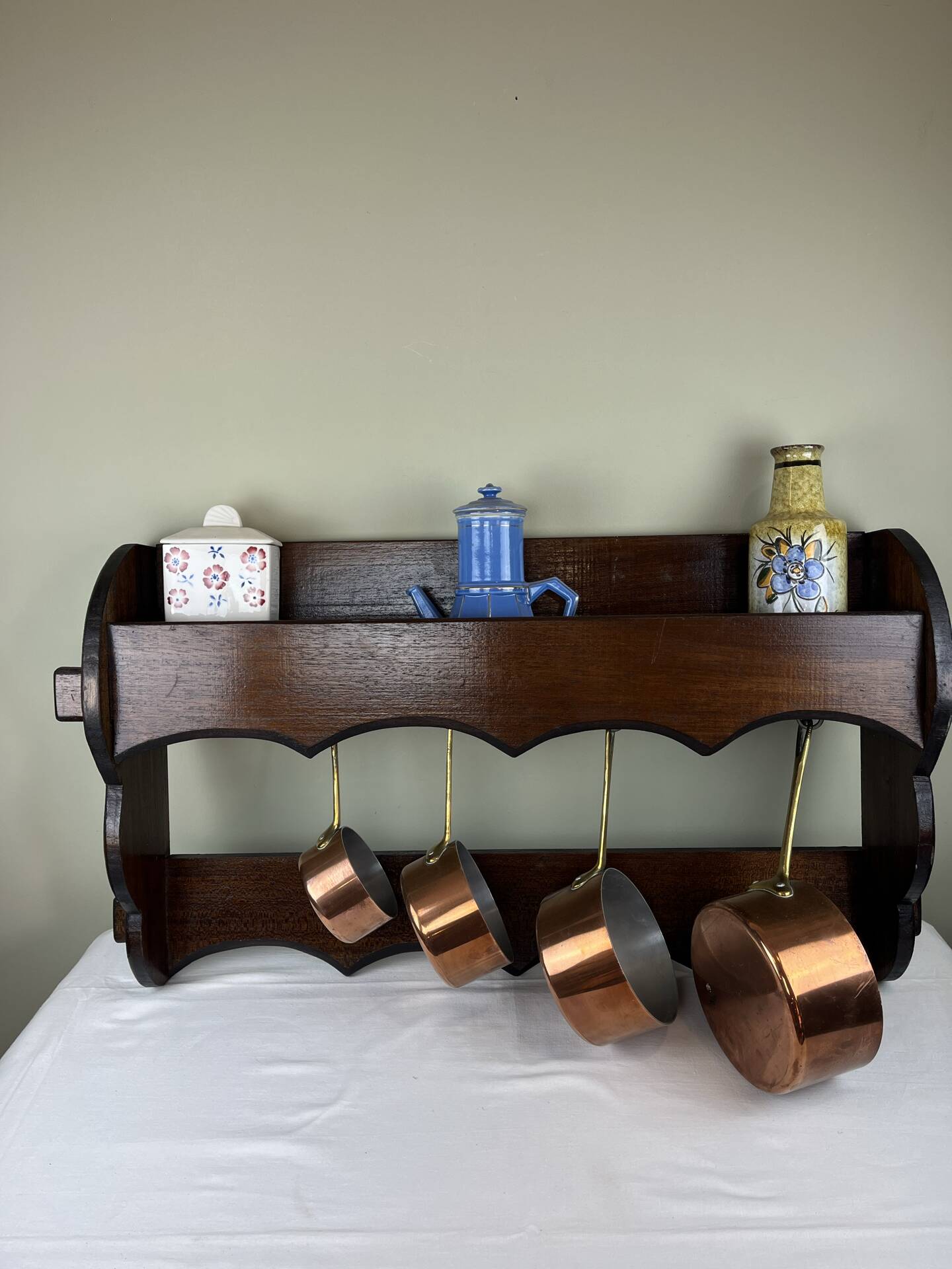 Antique wall shelf