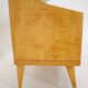 Buffet/commode italienne des années 1960 en finition brillante avec plateau et étagère en verre