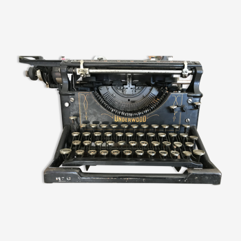 Underwood Azerty typewriter n°5, 1904