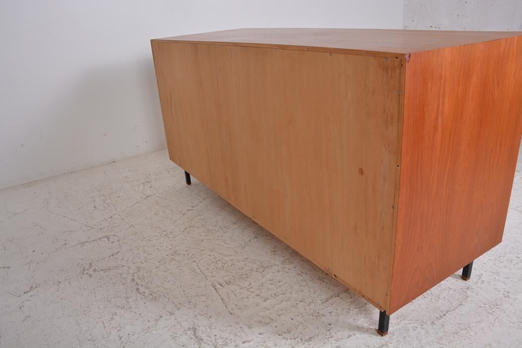 Teak row 3 Scandinavian doors dating from the 60s