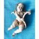 Golden white wooden cherub
