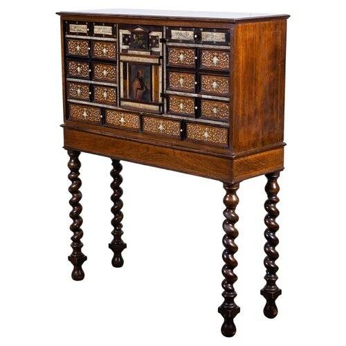 Bureau Renaissance en Palissandre, Italie, 17e-18e Siècle