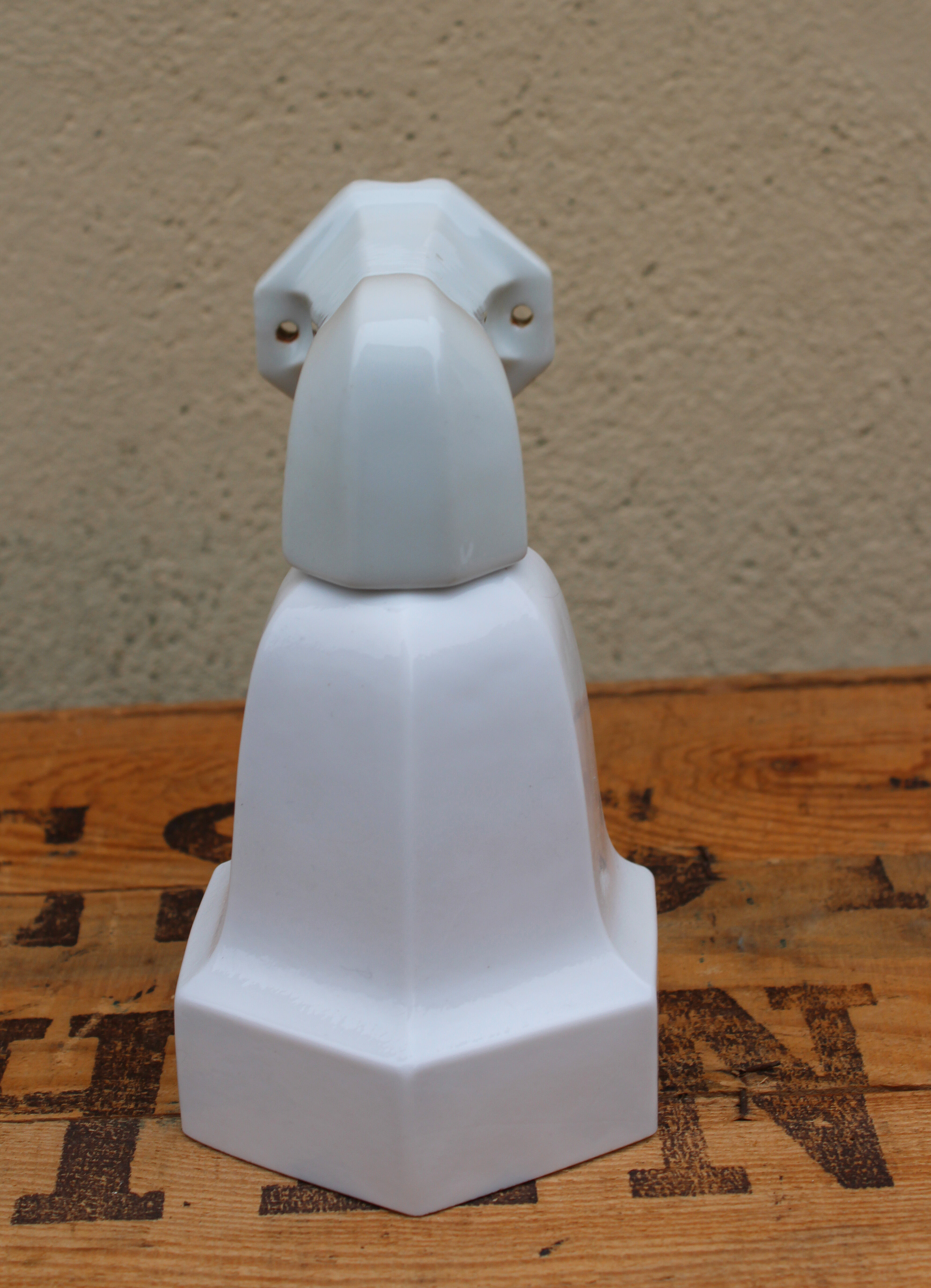 Porcelain sconce