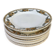 Cake stand and plates chic country Ceranord model Corbei