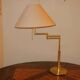 Italian multi-adjustable brass table lamp by Relux Milano, 1970s
