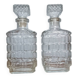 Vintage whisky decanter set