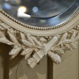 Oval mirror style Louis XVI 63x100cm