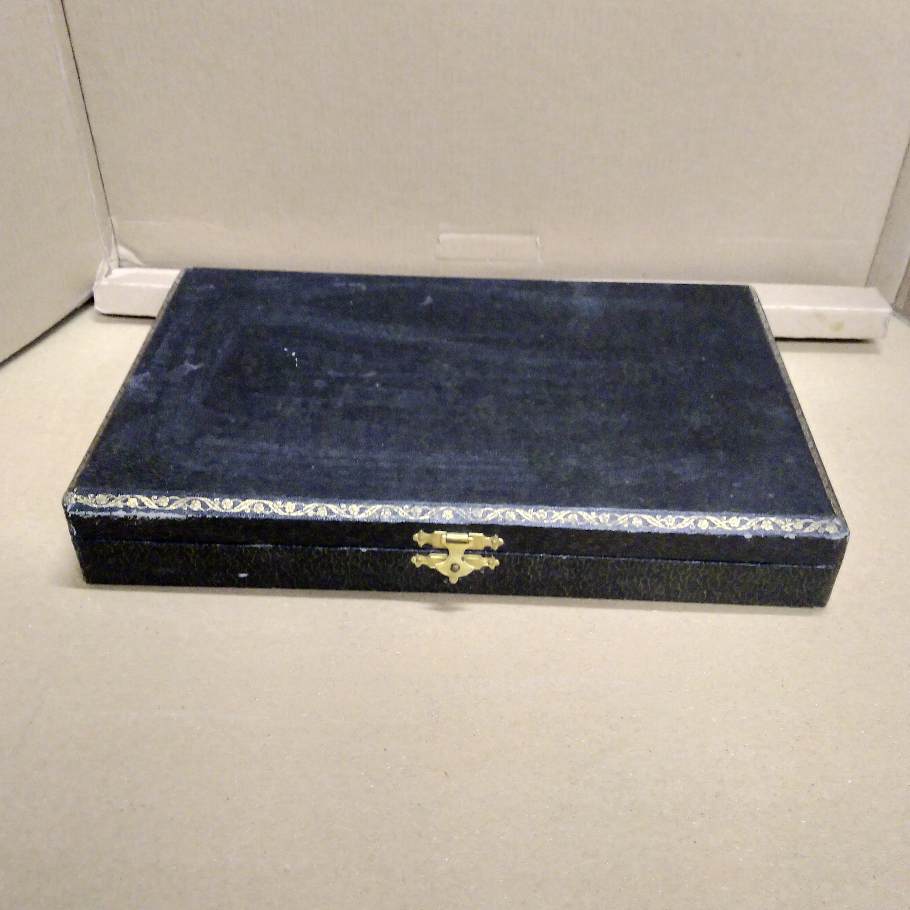 12 Silver dessert knives, ebony, steel, late 19th century