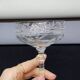 4 Libbey Rock Sharpe Crystal Champagne Coupes