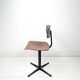 Mid Century Chaise d'école Chaise d'enfant Bois Métal Vintage Rétro Chambre d'enfant Pied Skandi Sca