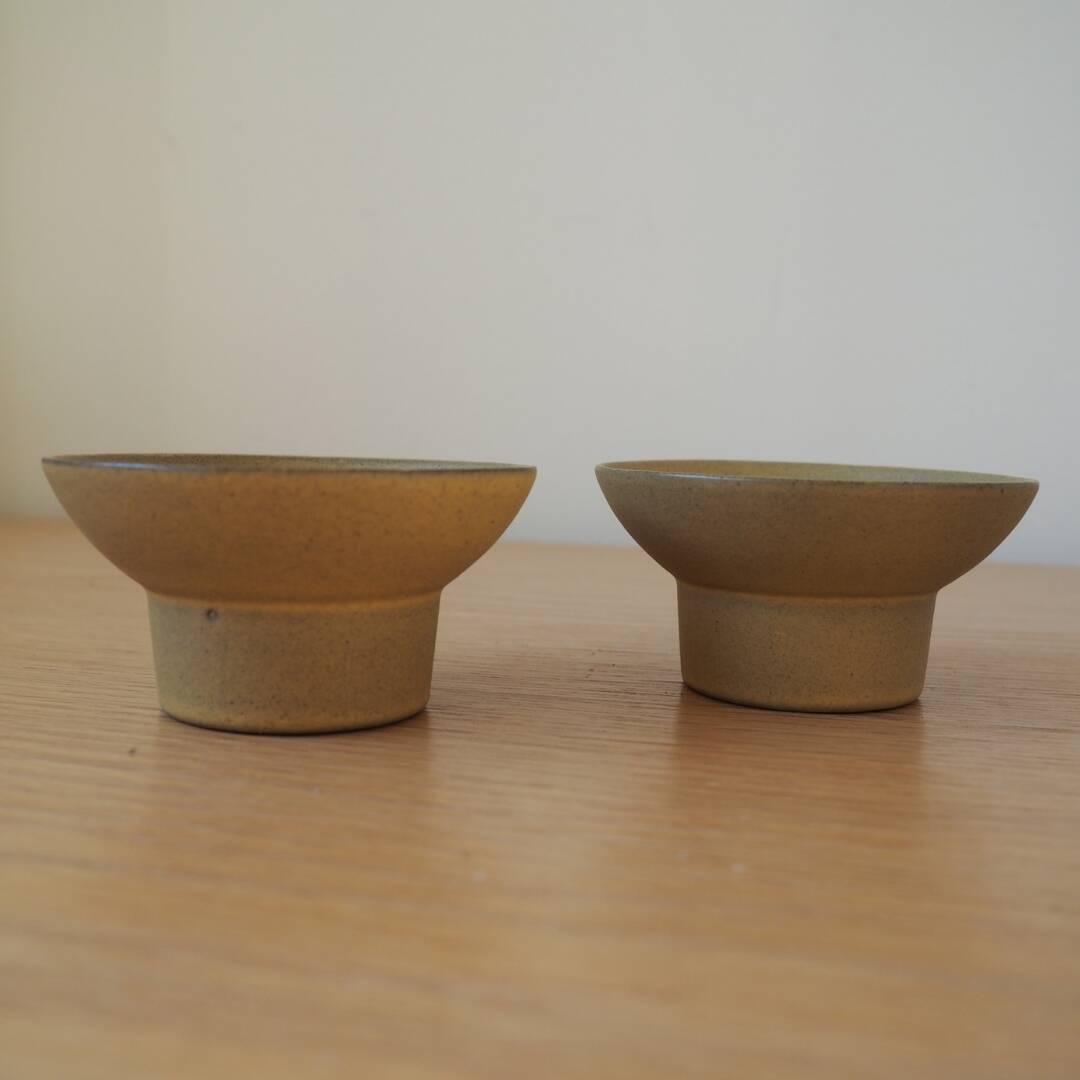 1960S-1970S Set Of 3 Zweitse Landheer For Cor Unum Ceramic Candle Holders
