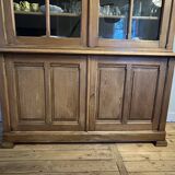 Glass sideboard unit with 2 bodies
