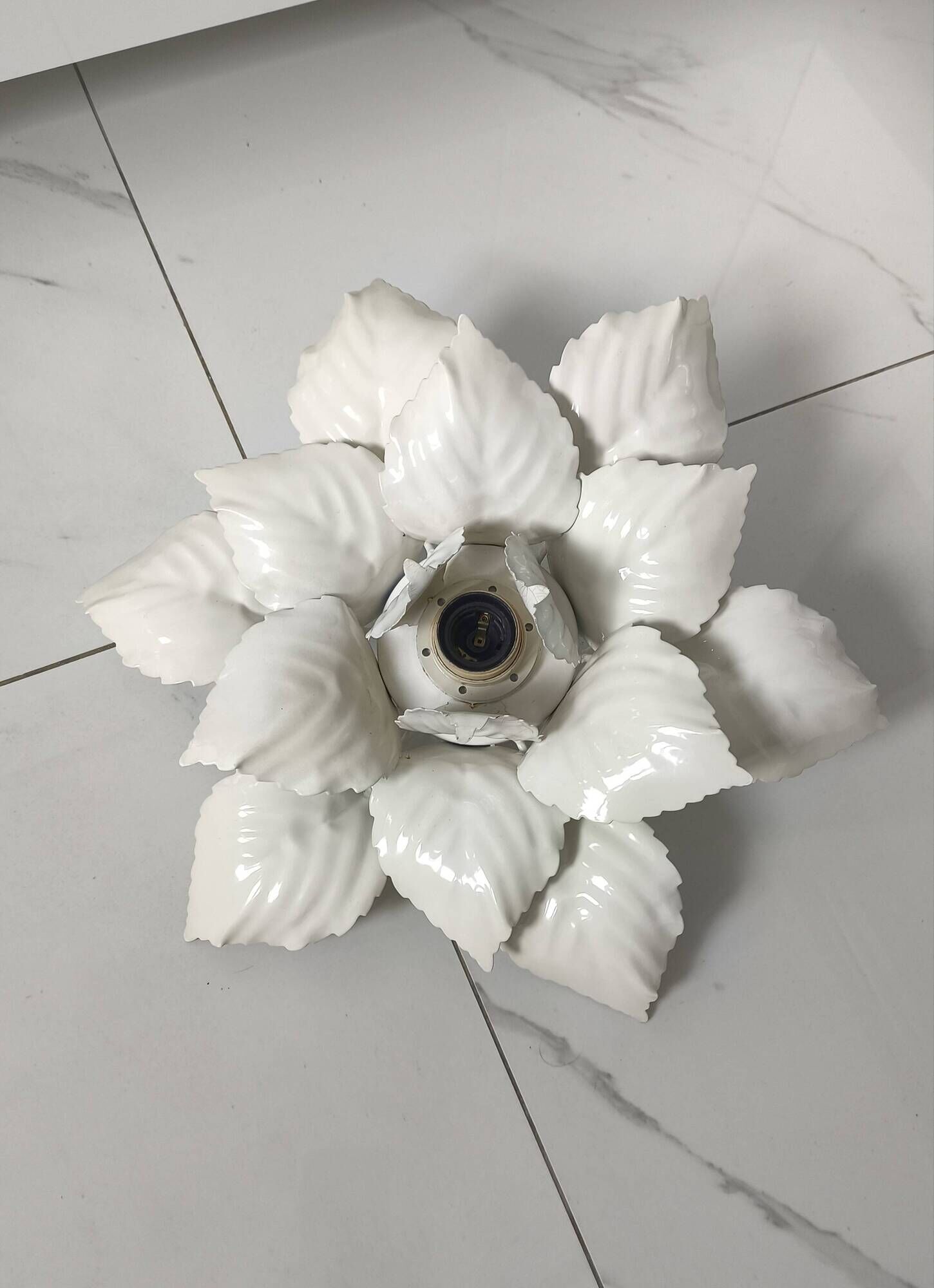 vintage flower wall light