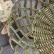 Brass woven basket