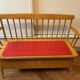 Banc coffre enfant bois 1950 vintage