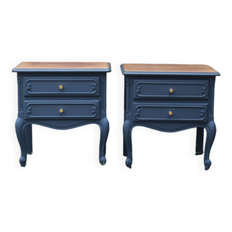 Pair of old bedside tables