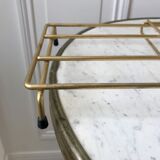 Magazine holder / bookend in modular brass years 50-60