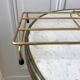 Magazine holder / bookend in modular brass years 50-60