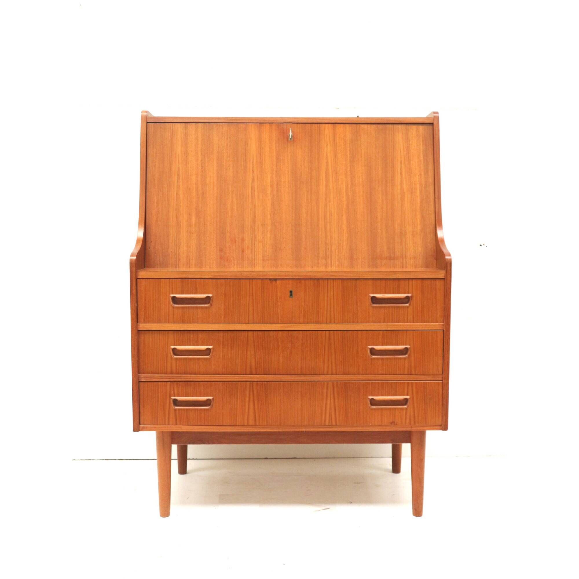 Vintage secretary designed by Gunnar Nielsen Tibergaard from the 1960s