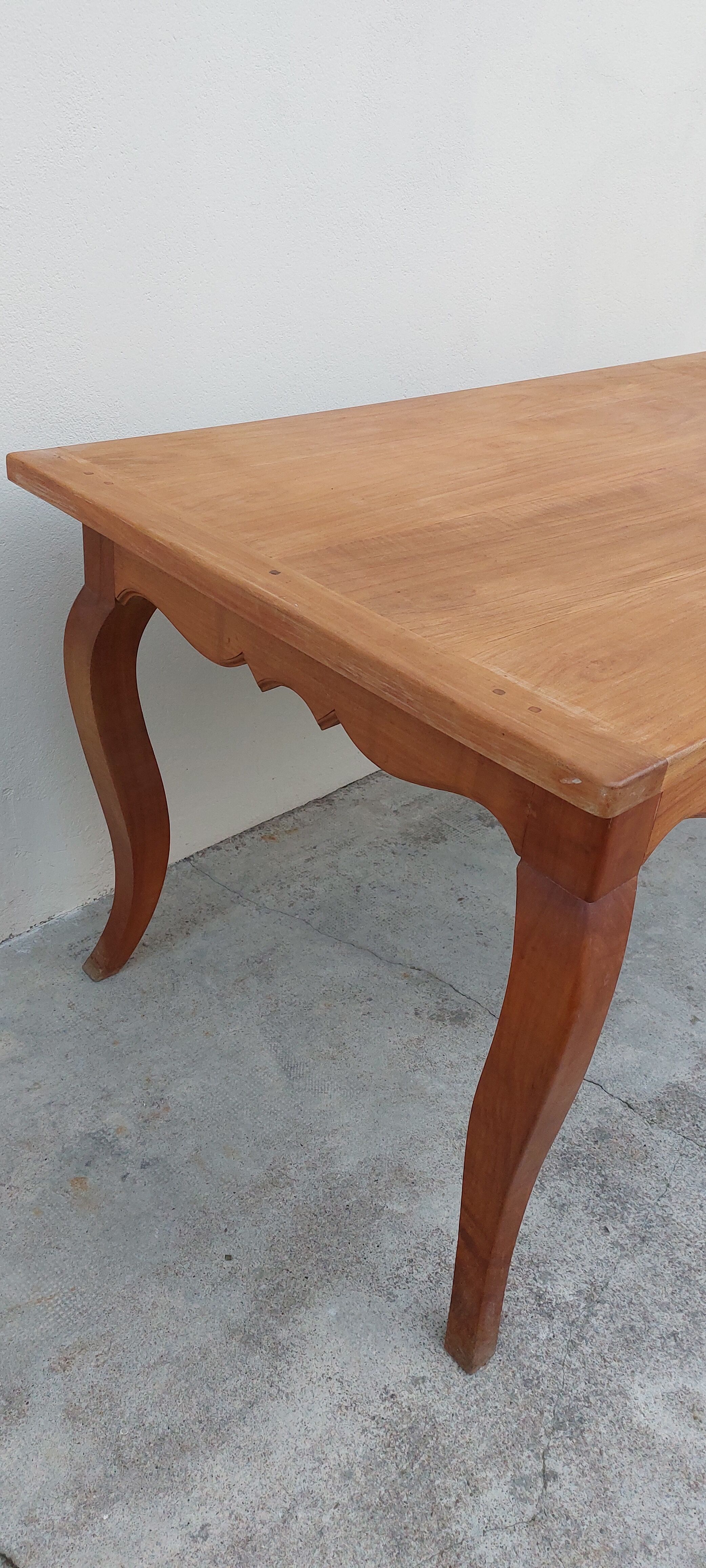 Louis XV style Farm Table in cherry wood
