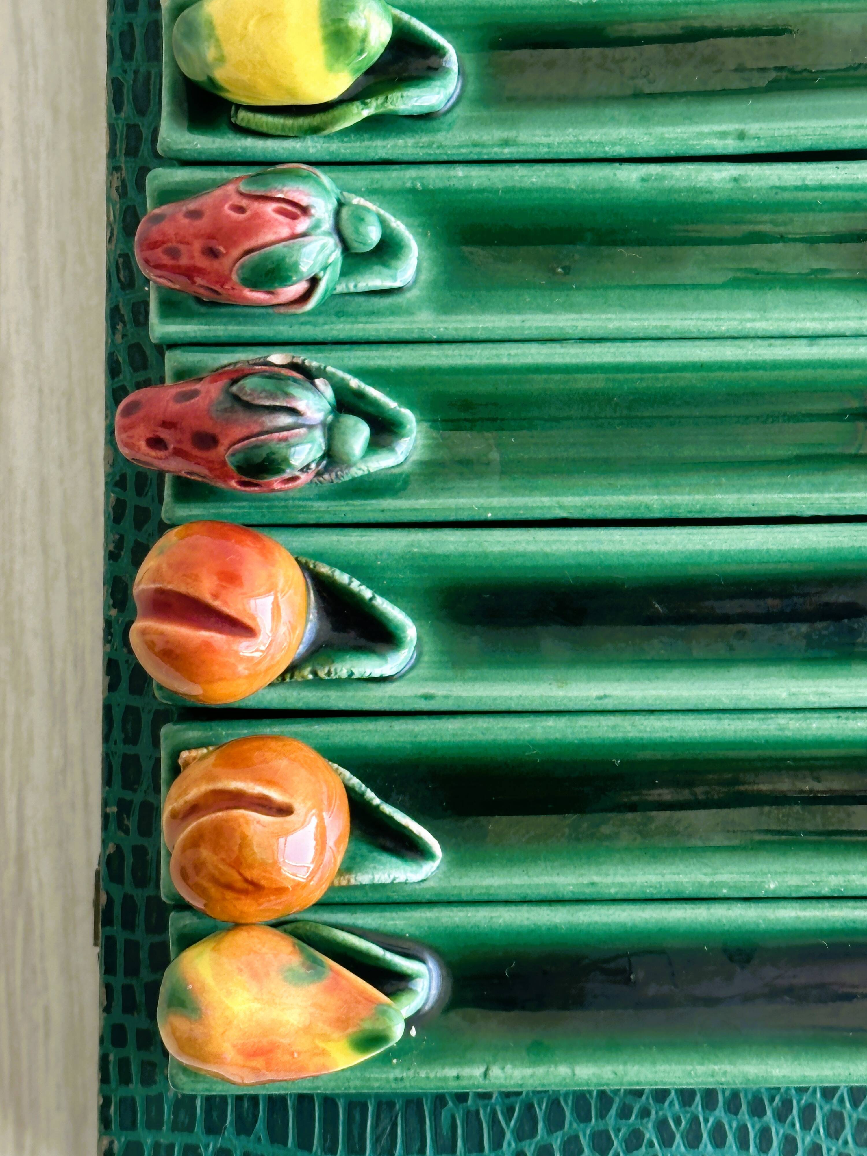 12 ceramic fruit knife holders.