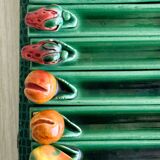 12 ceramic fruit knife holders.