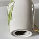 Lampe italienne fleurs d'arum vintage