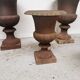 Paire de vase Médicis en fonte 50cm