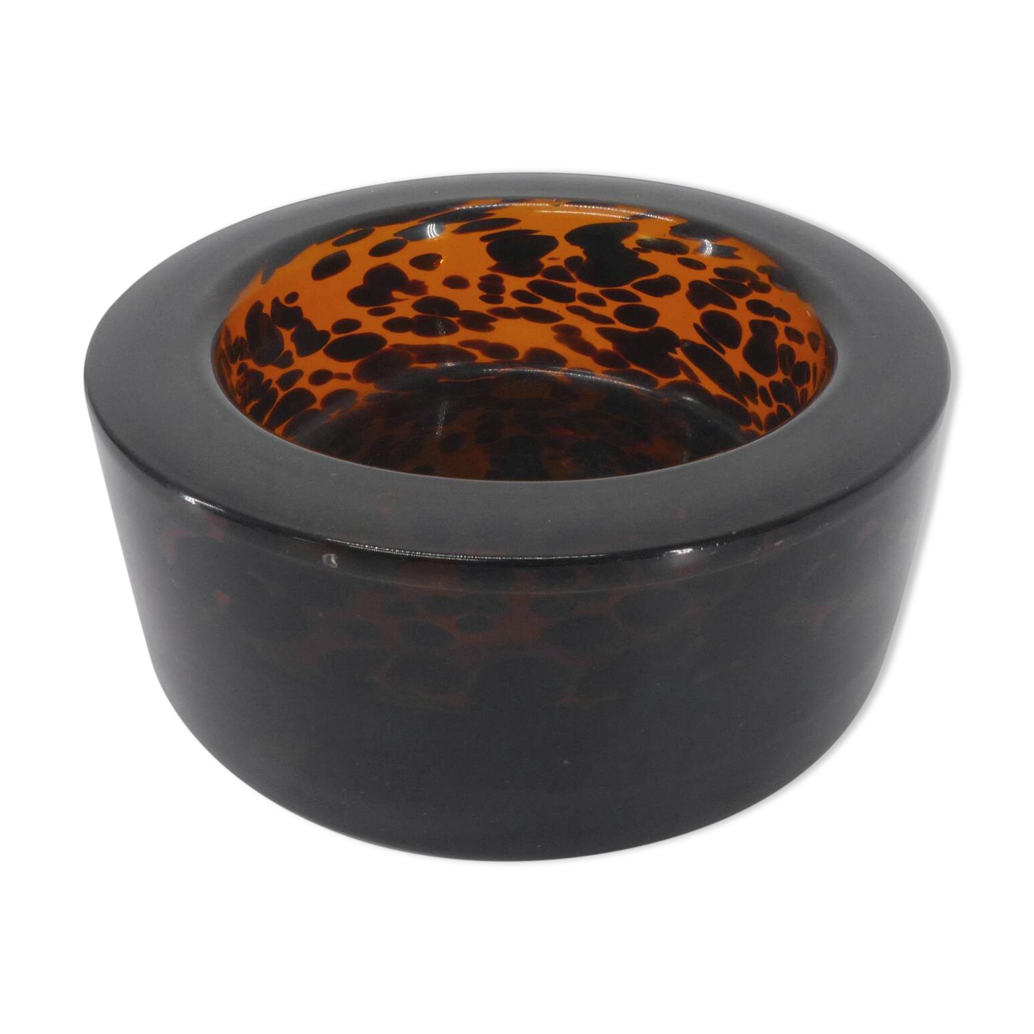 Empty pocket or ashtray in Murano imitation tortoiseshells 1960