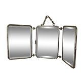 Miroir barbier tryptique