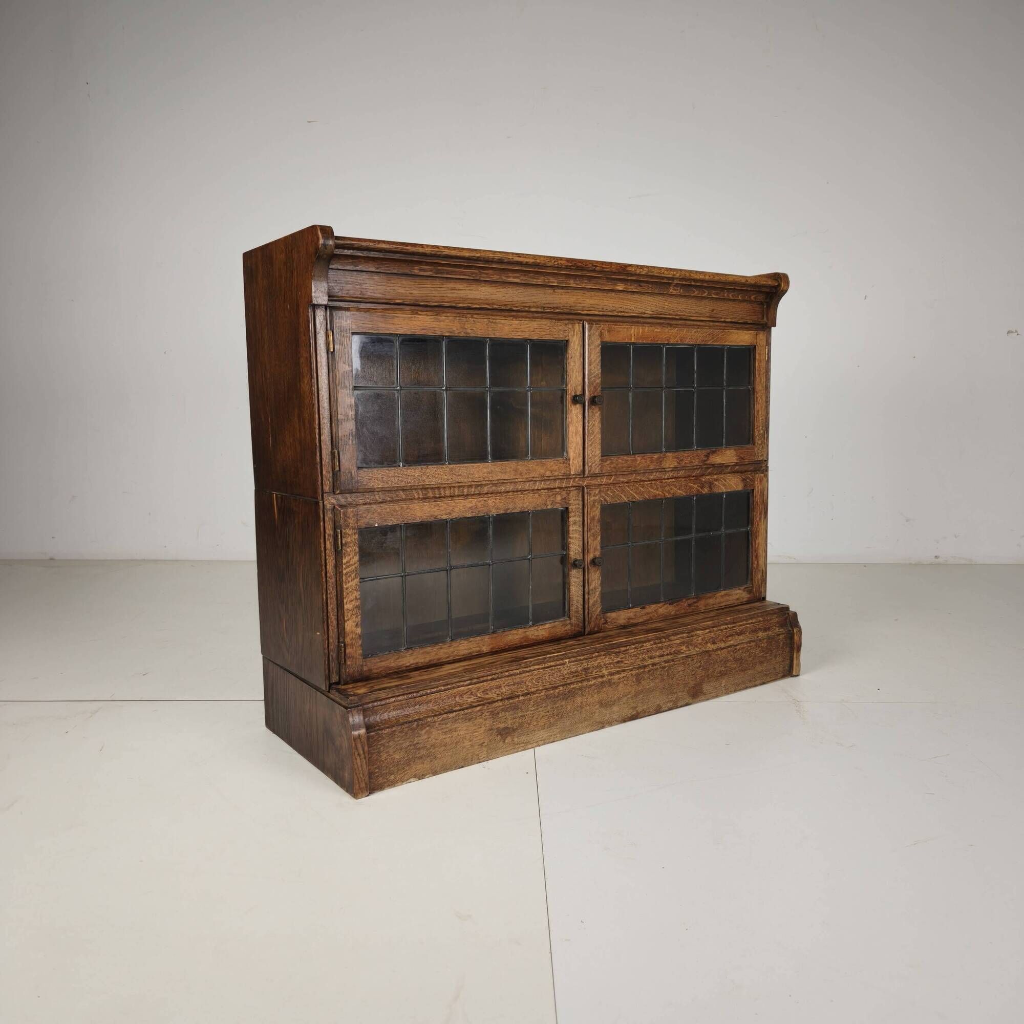 English Oak Bookcase by Minty Library Specialists, Oxford, 1920s