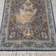 Ancient Oriental rug – wool – 204 x 130 cm – tree of life patterns