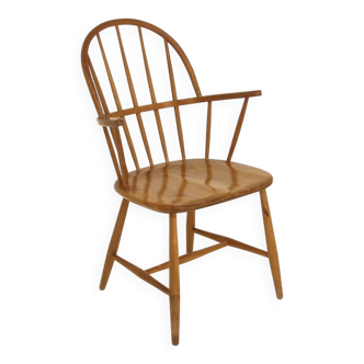 Fauteuil scandinave "Pinnstol" en hêtre, Suède, 1960