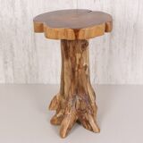 Natural teak tree root table 35x50 cm
