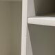 Random bookcase in white wood / W 81 x H 217 cm - MDF Italia