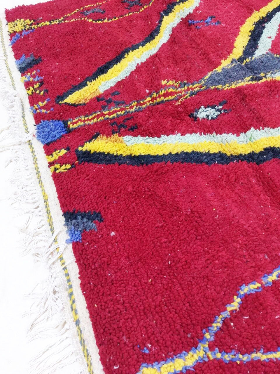 Moroccan carpet red 298x198cm