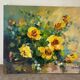 Oil on canvas "Autumn Light" signed Paumier