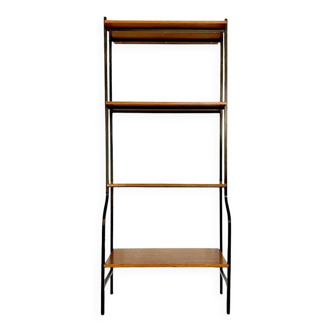 Midcentury Modern Teak Bookcase, Italy 1960