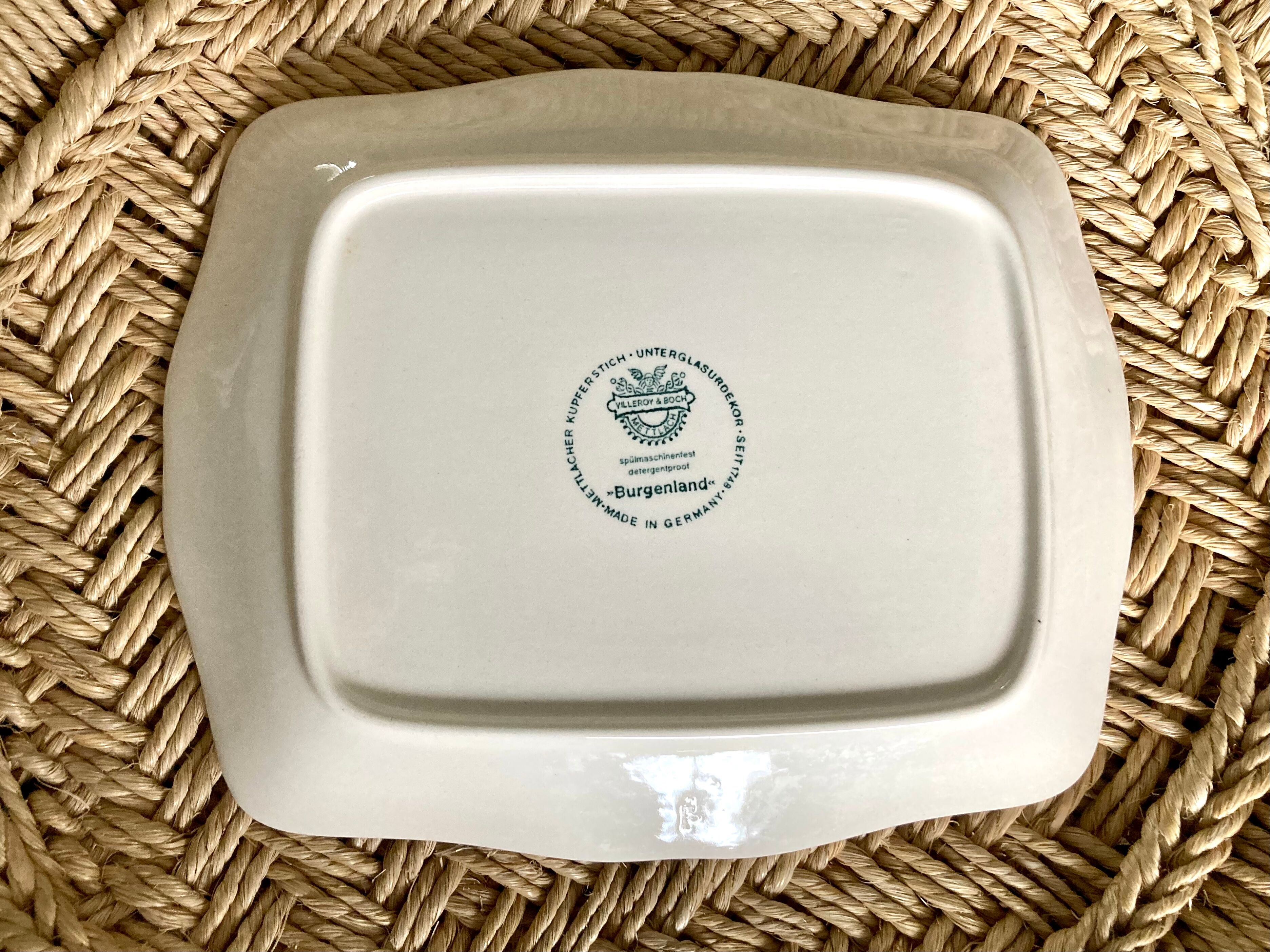 Assiette à beurre Villeroy & Boch Burgenland verte