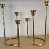 Pair of vintage brass candlesticks