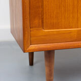 Danish teak cabinet by H W Klein for Bramin 1960s