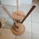 Raw wood furniture stool